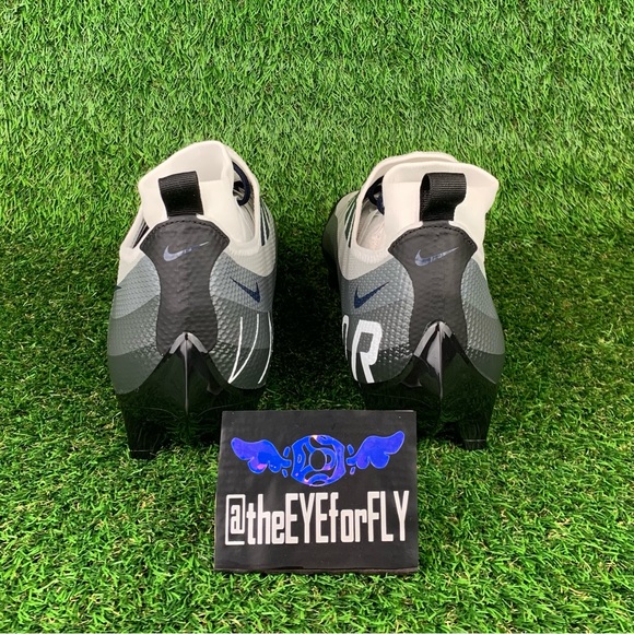 NEW Nike Vapor Edge Pro 360 Football Cleats White Black College Navy DV0778-001 - Picture 4 of 6